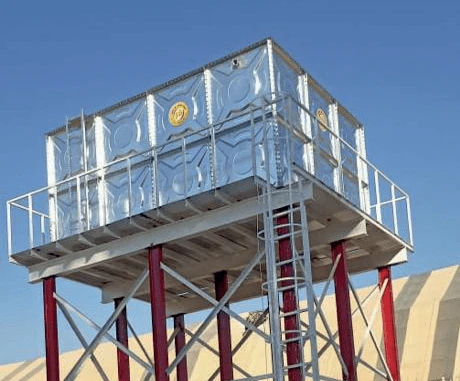 Elevated water storage